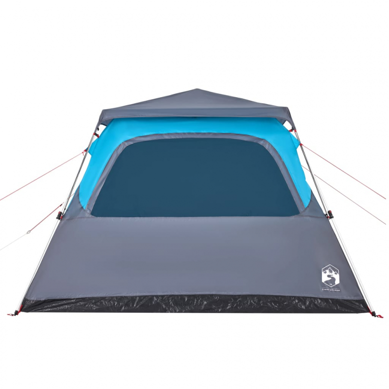 Kuppel-Familienzelt 6 Personen Blau Quick Release