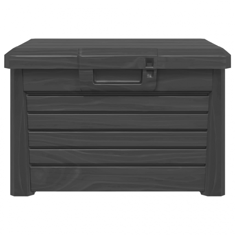 Outdoor-Kissenbox Anthrazit 73x50,5x46,5 cm Polypropylen