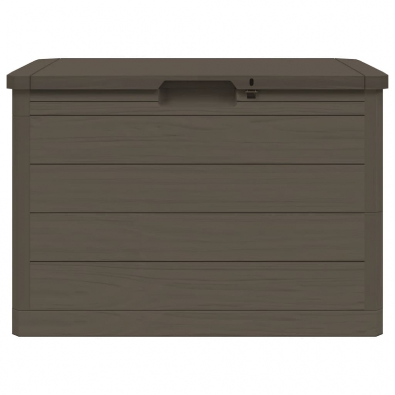 Outdoor-Kissenbox Braun 77,5x44,5x53 cm Polypropylen