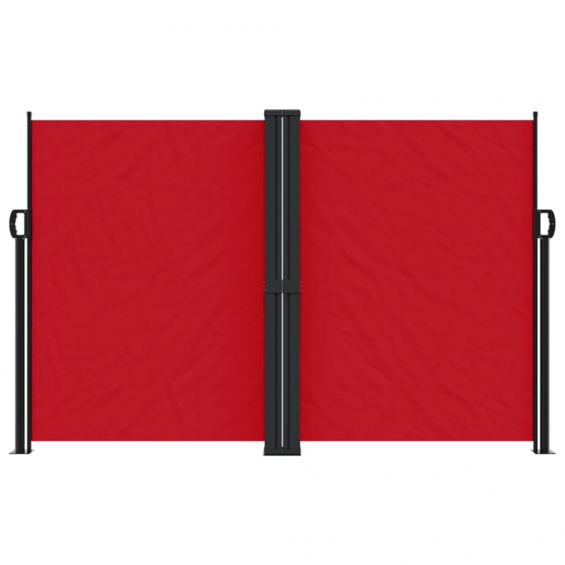 Seitenmarkise Ausziehbar Rot 160x600 cm