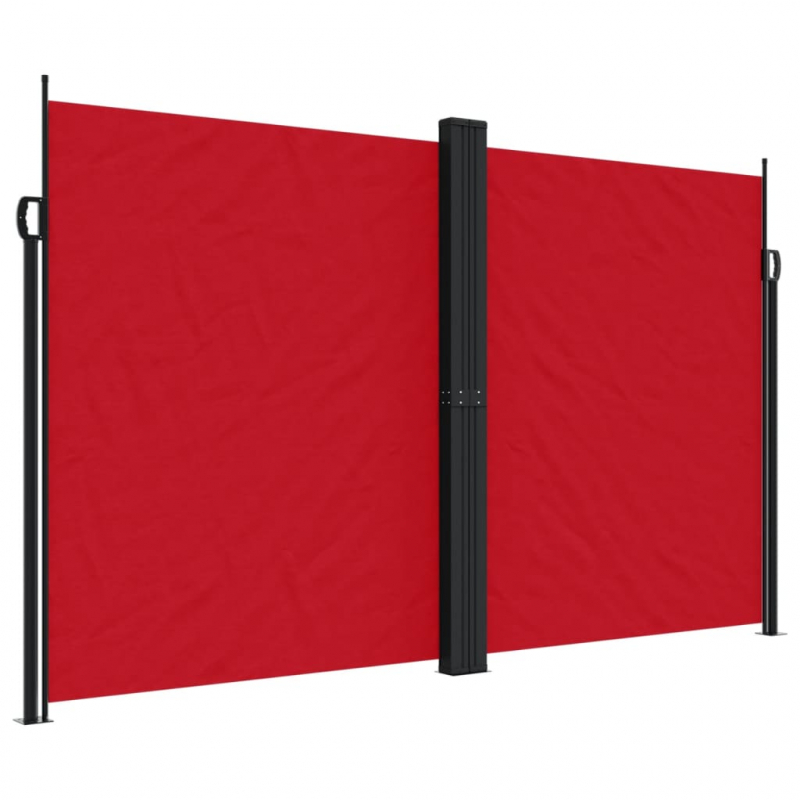 Seitenmarkise Ausziehbar Rot 200x600 cm