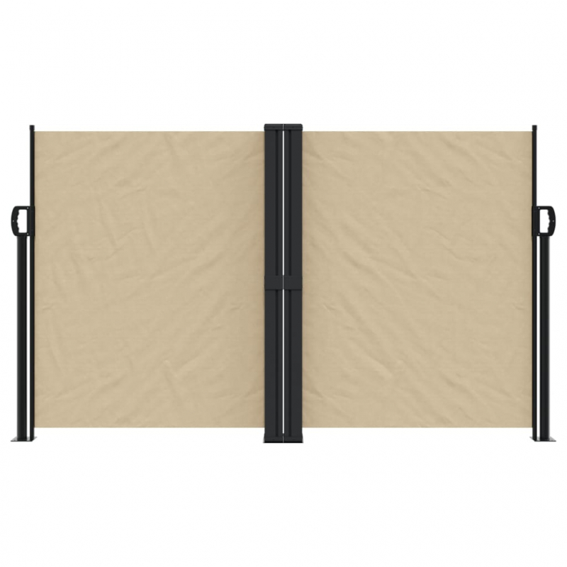 Seitenmarkise Ausziehbar Beige 140x1000 cm