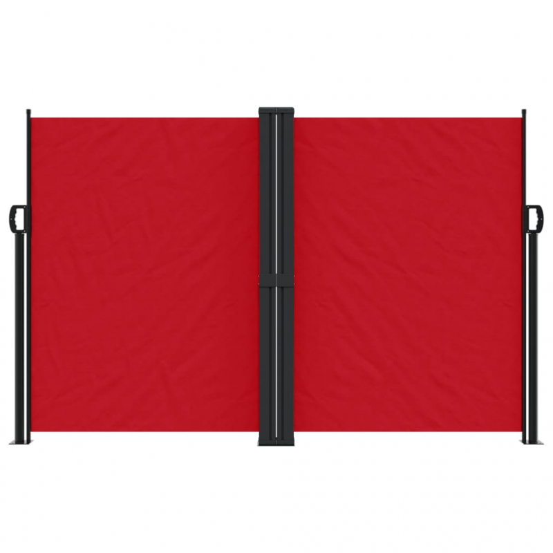 Seitenmarkise Ausziehbar Rot 160x1000 cm