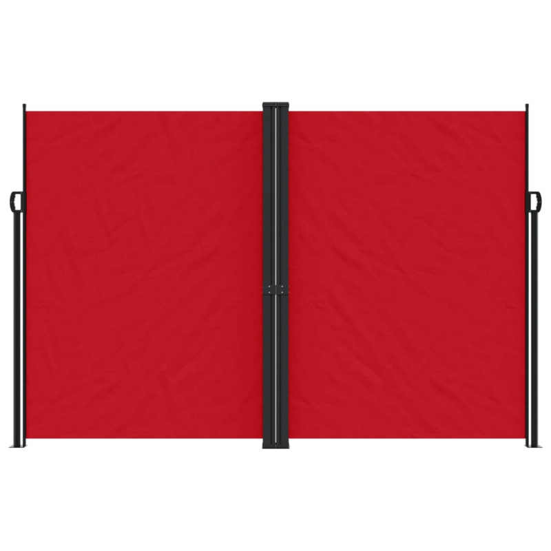 Seitenmarkise Ausziehbar Rot 220x1000 cm