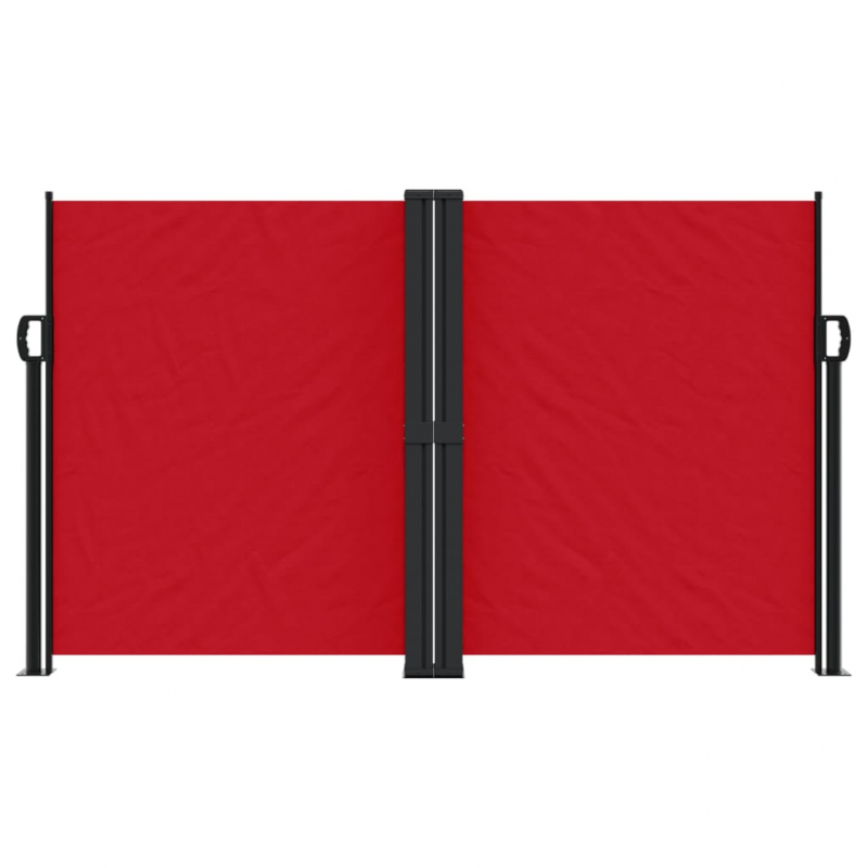 Seitenmarkise Ausziehbar Rot 140x1200 cm