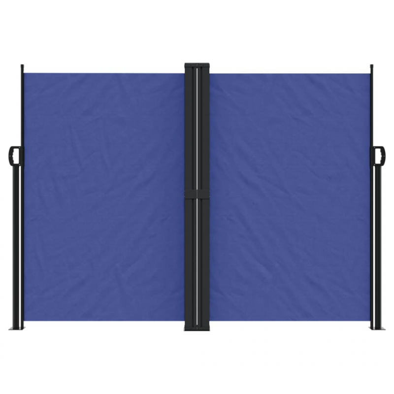Seitenmarkise Ausziehbar Blau 180x1200 cm