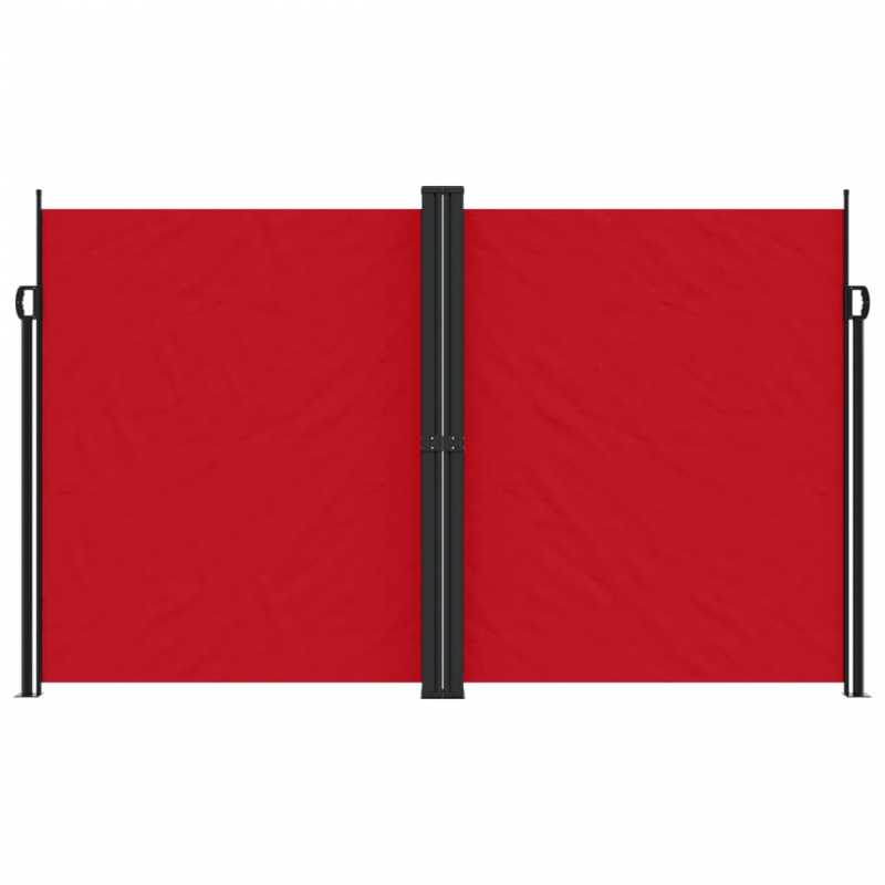 Seitenmarkise Ausziehbar Rot 200x1200 cm