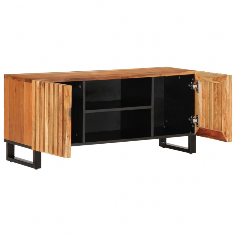 TV-Schrank 105x34x46 cm Massivholz Akazie