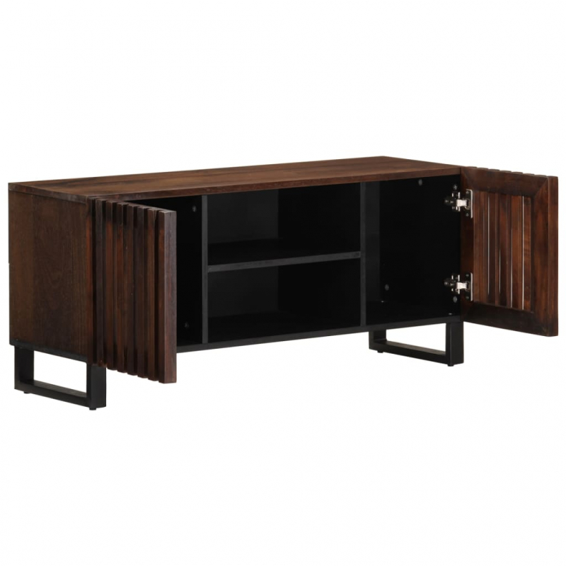 TV-Schrank Braun 105x34x46 cm Massivholz Mango