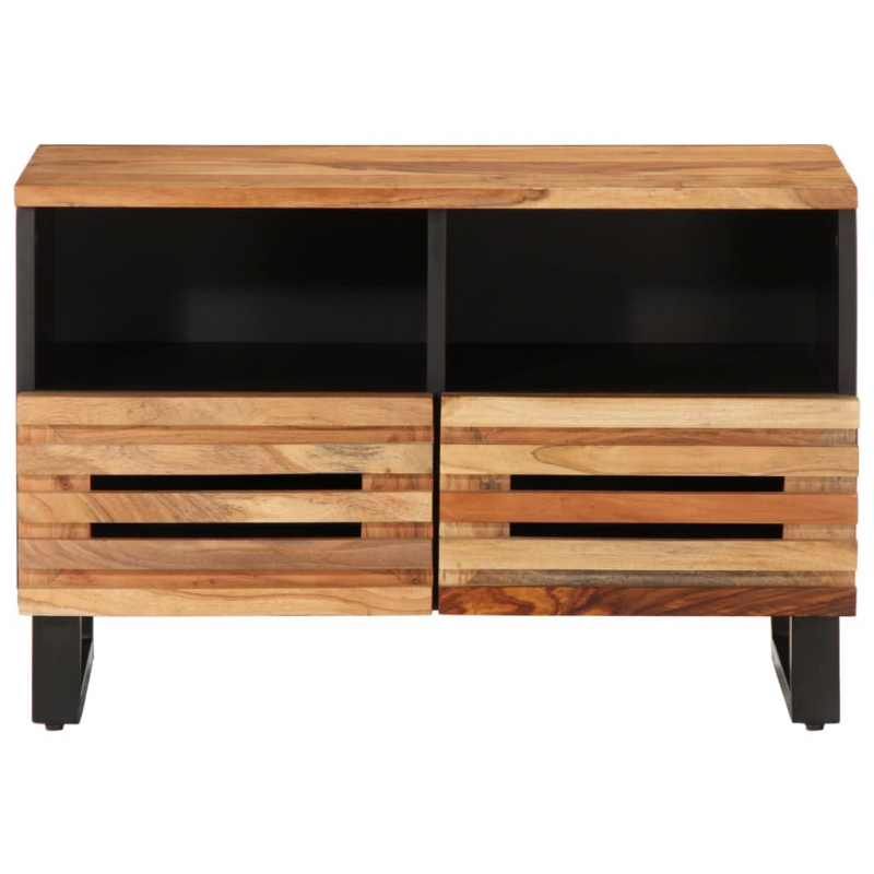 TV-Schrank 70x34x46 cm Massivholz Akazie