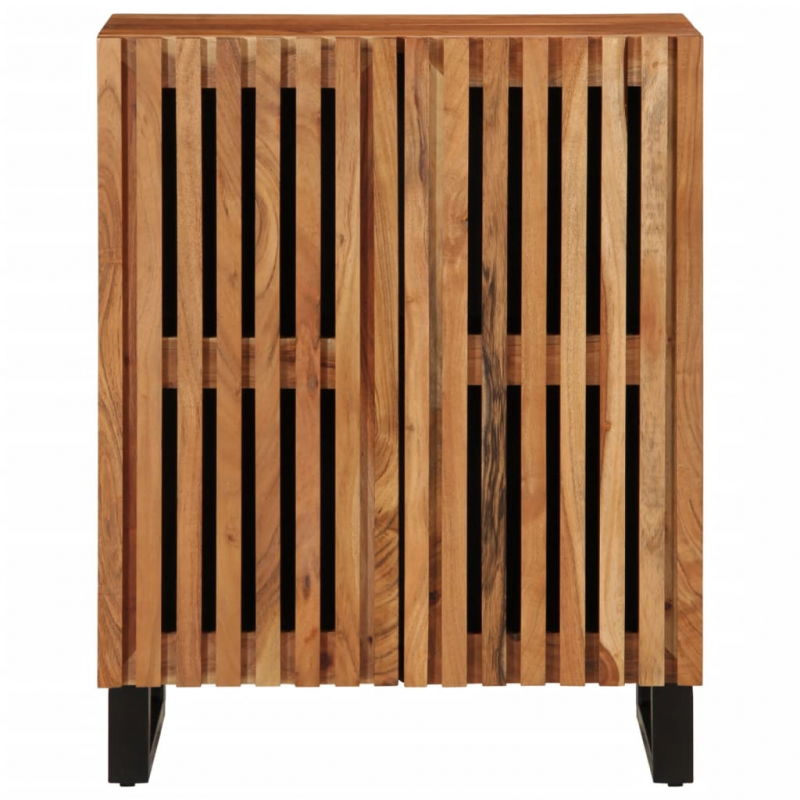 Sideboard 60x34x75 cm Massivholz Akazie