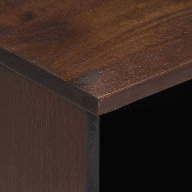 Nachttische 2 Stk. 40x34x46 cm Massivholz Mango