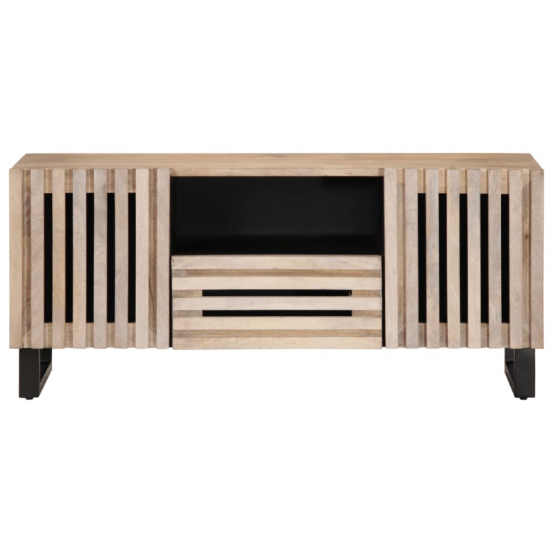 TV-Schrank 100x34x46 cm Massivholz Mango