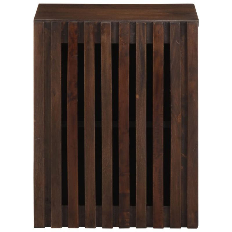 Bad-Wandschrank 38x34x48 cm Braun Massivholz Mango