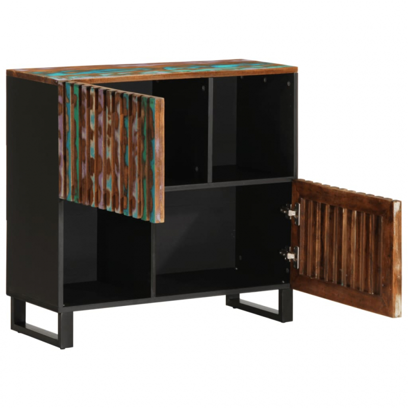 Sideboard 80x34x75 cm Massivholz Akazie