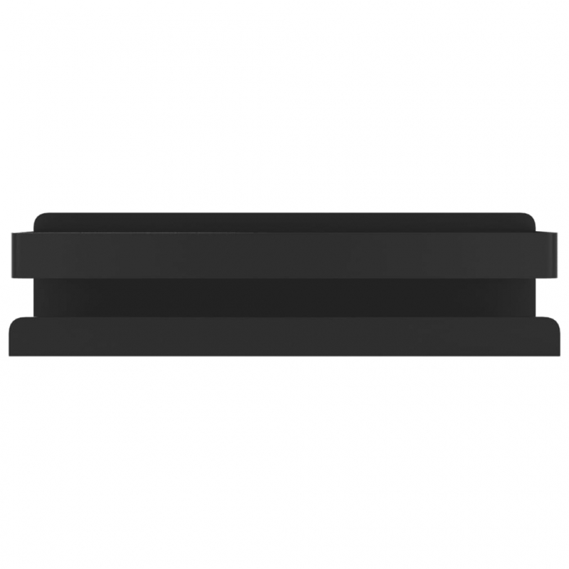 Duschablage Mattschwarz 23x6,5x6 cm Gebürsteter Edelstahl 304