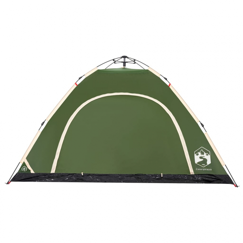Campingzelt 5 Personen Grün Quick Release