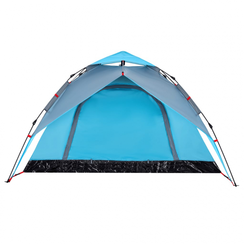 Kuppel-Campingzelt 4 Personen Blau Quick Release