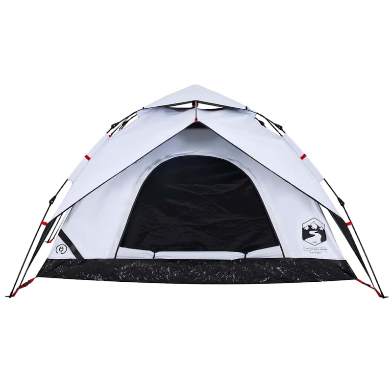 Kuppel-Campingzelt 5 Personen Weiß Verdunkelt Quick Release