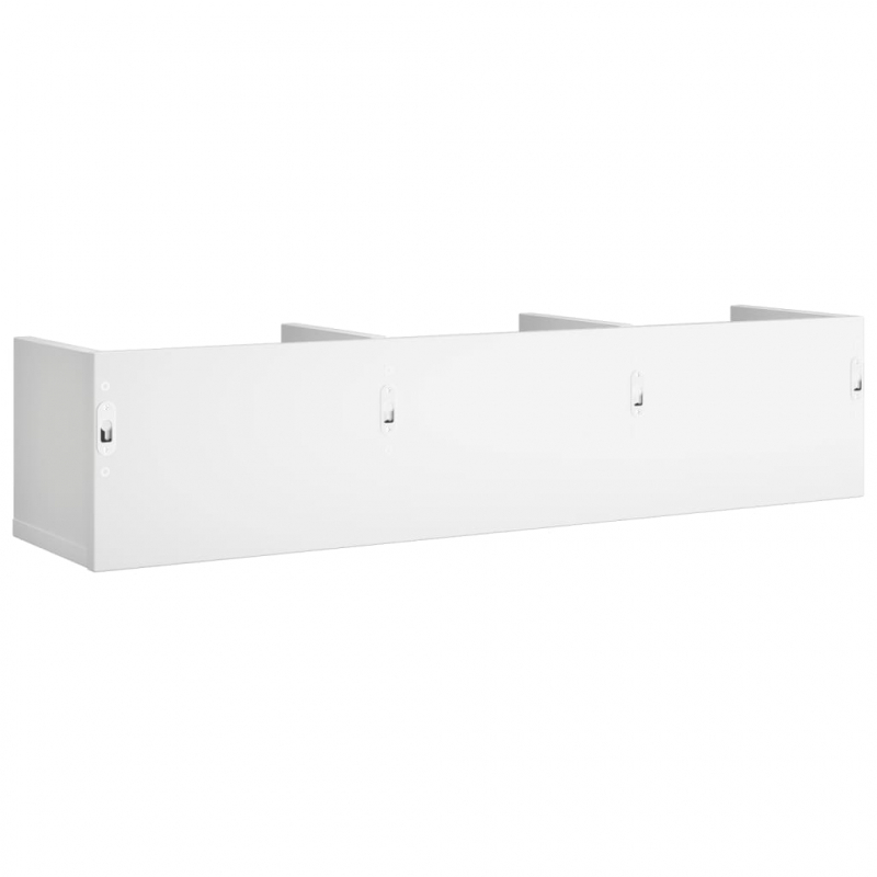 Wandschrank Weiß 75x18x16,5 cm Holzwerkstoff