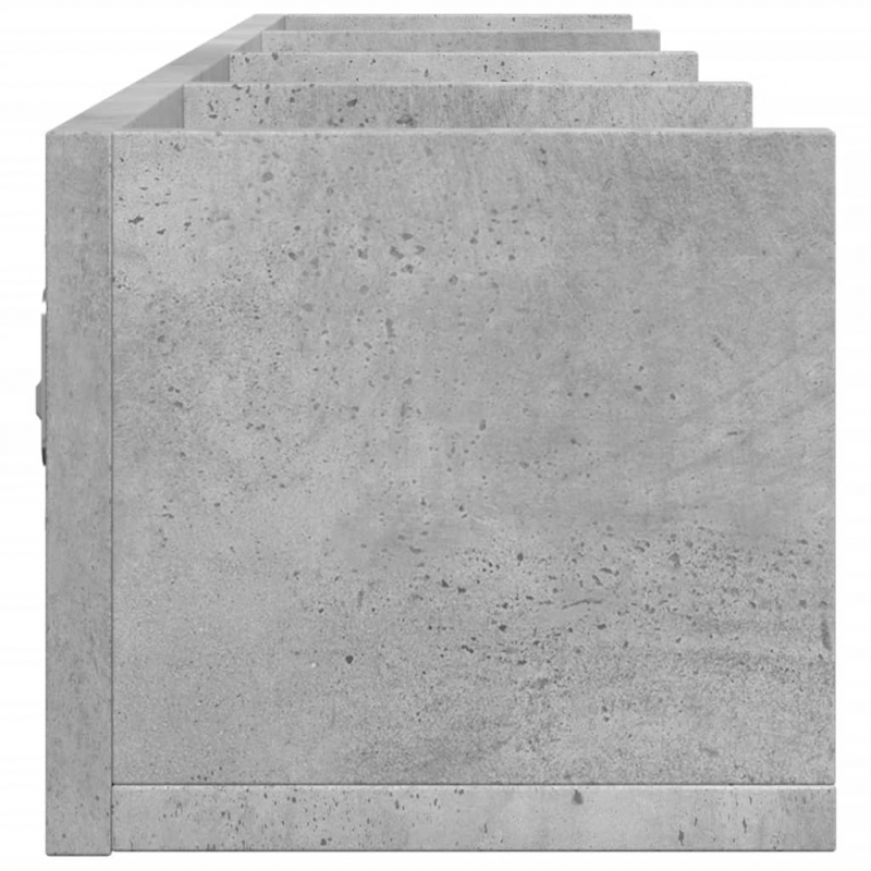 Wandschrank Betongrau 99x18x16,5 cm Holzwerkstoff