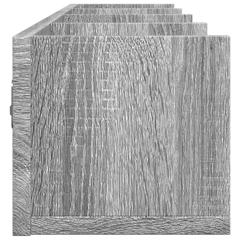 Wandschrank Grau Sonoma-Eiche 99x18x16,5 cm Holzwerkstoff