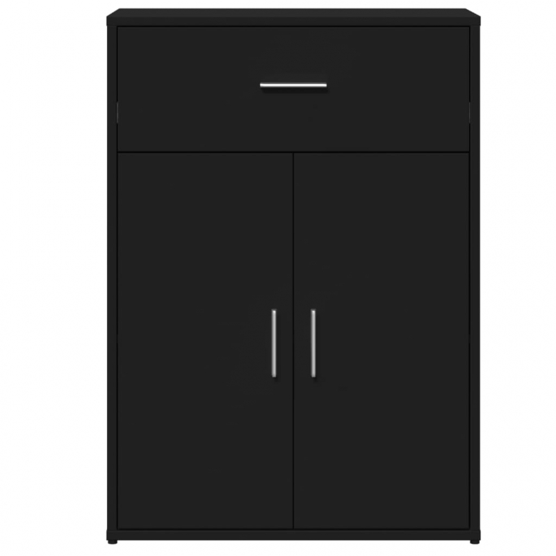 Sideboard Schwarz 60x30x84 cm Holzwerkstoff