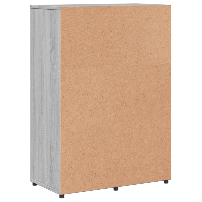 Sideboard Grau Sonoma 60x31x84 cm Holzwerkstoff