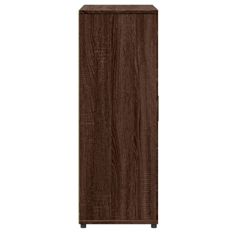 Sideboard Braun Eichen-Optik 60x31x84 cm Holzwerkstoff