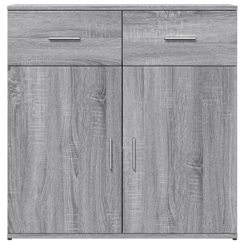 Sideboard Grau Sonoma 79x38x80 cm Holzwerkstoff