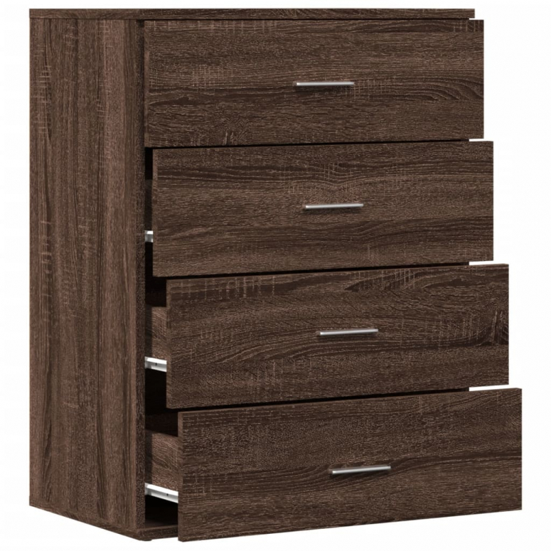 Sideboard Grau Sonoma 60x39x80 cm Holzwerkstoff
