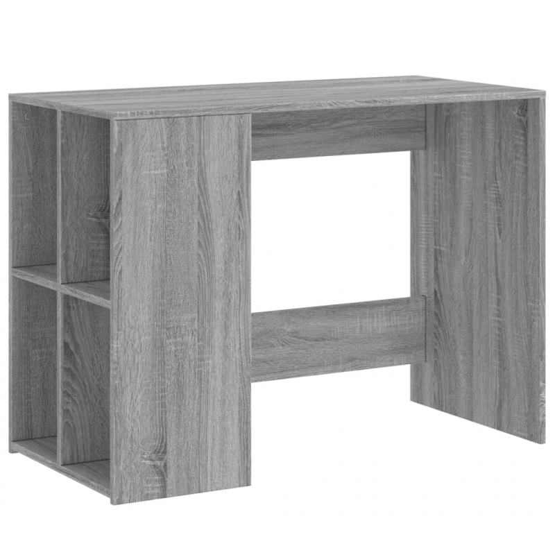 Schreibtisch Grau Sonoma 102x50x75 cm Holzwerkstoff