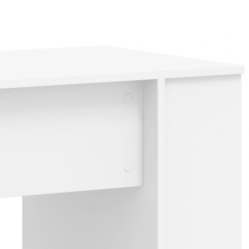 Schreibtisch Weiß 140x50x75 cm Holzwerkstoff