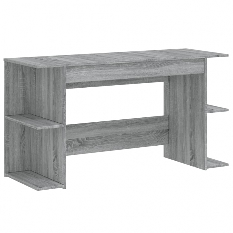 Schreibtisch Grau Sonoma 140x50x75 cm Holzwerkstoff