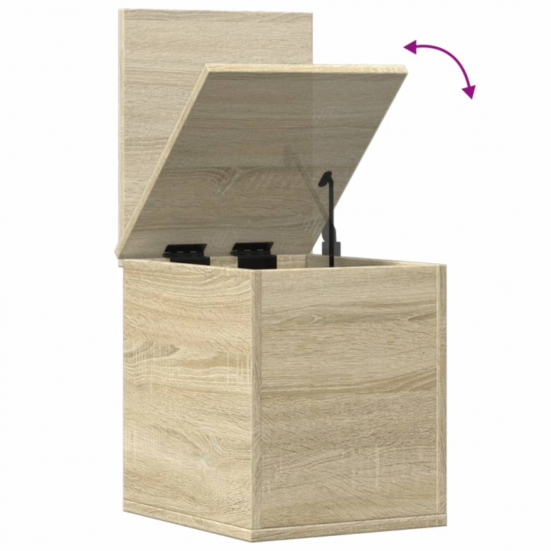 Truhe Sonoma-Eiche 30x35x35 cm Holzwerkstoff