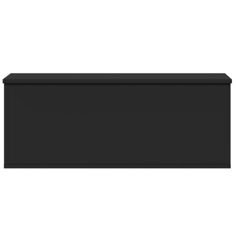 Truhe Schwarz 90x35x35 cm Holzwerkstoff