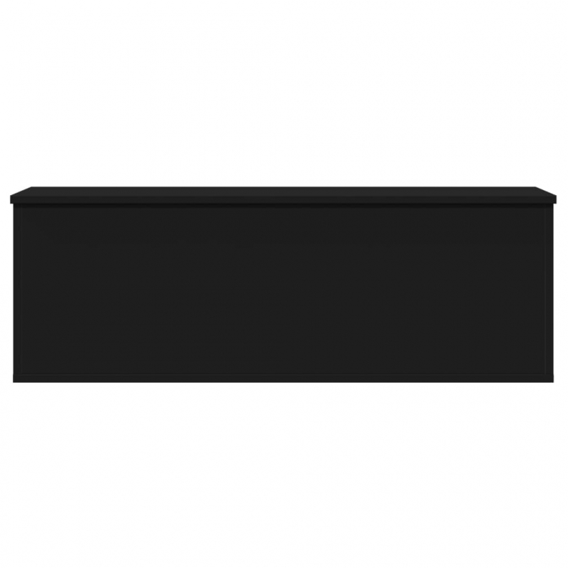 Truhe Schwarz 102x35x35 cm Holzwerkstoff