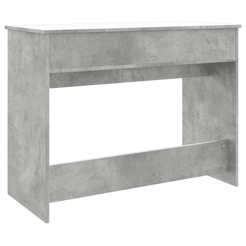 Schminktisch mit Spiegel Betongrau 100x45x76 cm