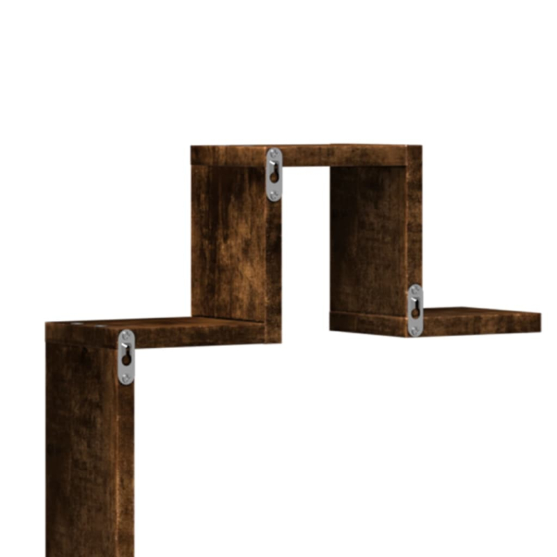 Wandregal Räuchereiche 104,5x10x43 cm Holzwerkstoff