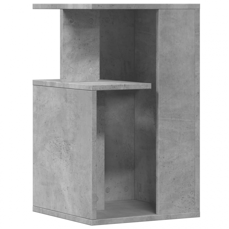 Beistelltisch Betongrau 35x35x60 cm Holzwerkstoff