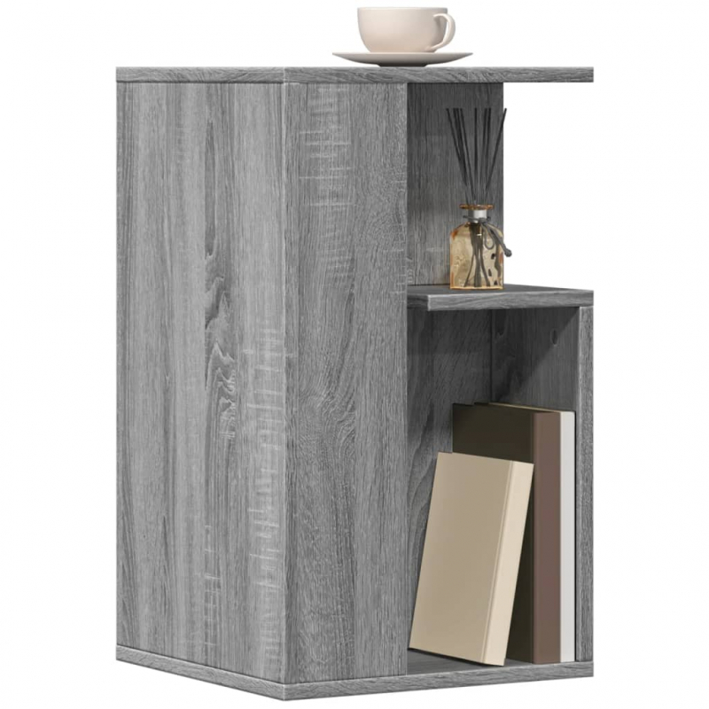 Beistelltisch Grau Sonoma 35x35x60 cm Holzwerkstoff