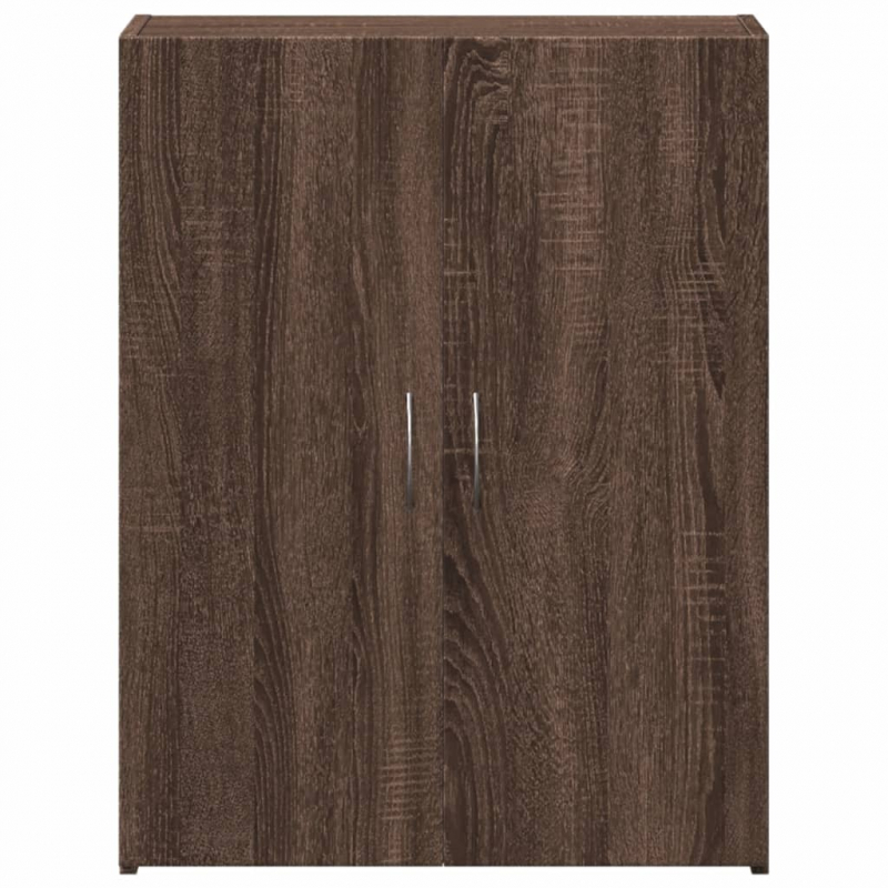 Aktenschrank Braun Eichen-Optik 60x32x77,5 cm Holzwerkstoff