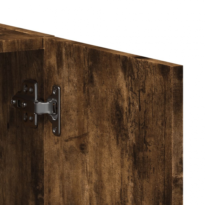 Aktenschrank Räuchereiche 60x32x115 cm Holzwerkstoff