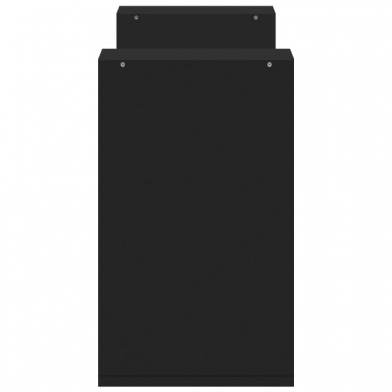 TV-Schränke 2 Stk. Schwarz 75x30x50 cm Holzwerkstoff