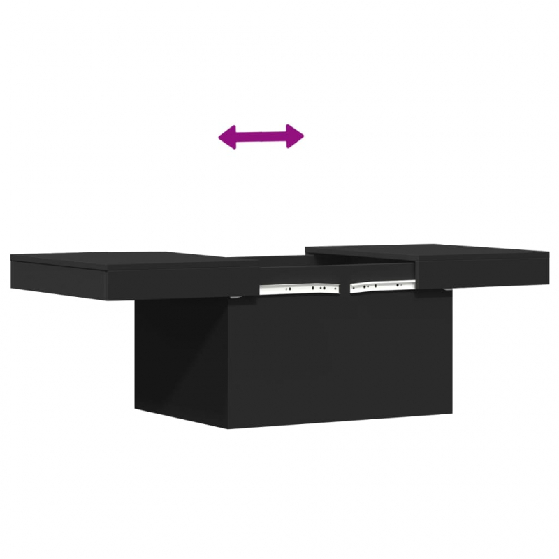 Couchtisch Schwarz 100x55x40 cm Holzwerkstoff