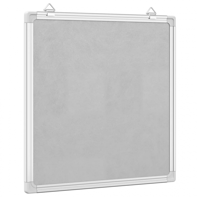 Magnetisches Whiteboard 40x40x1,7 cm Aluminium