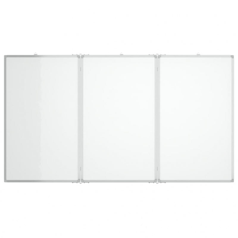 Magnetisches Whiteboard Klappbar 120x80x1,7 cm Aluminium