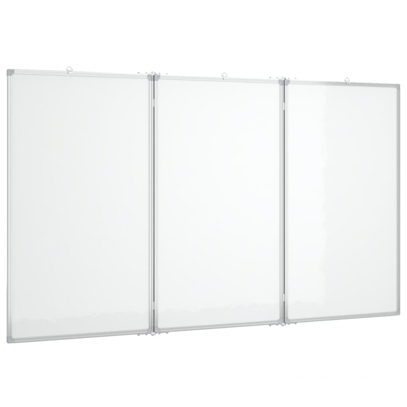 Magnetisches Whiteboard Klappbar 150x80x1,7 cm Aluminium