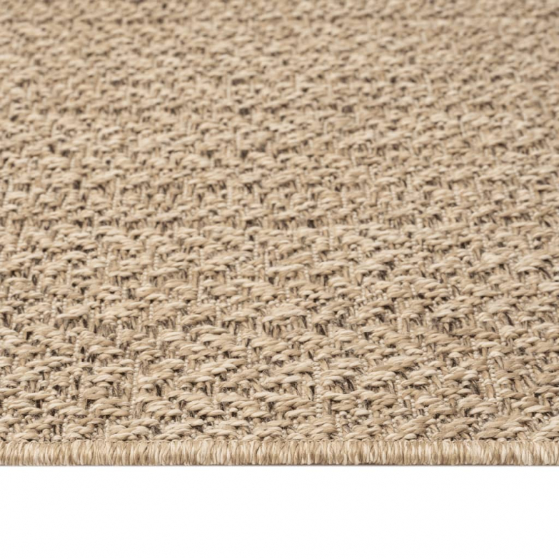 Teppich ZIZUR 240x340 cm Jute-Optik Indoor und Outdoor