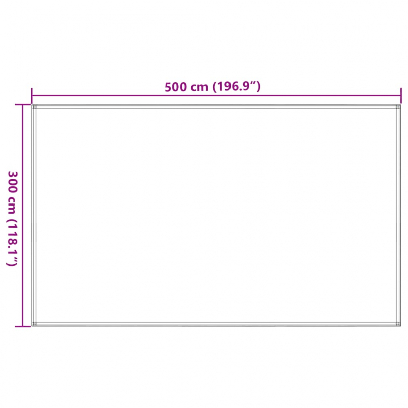 Zeltteppich Sandfarbe 300x500 cm HDPE